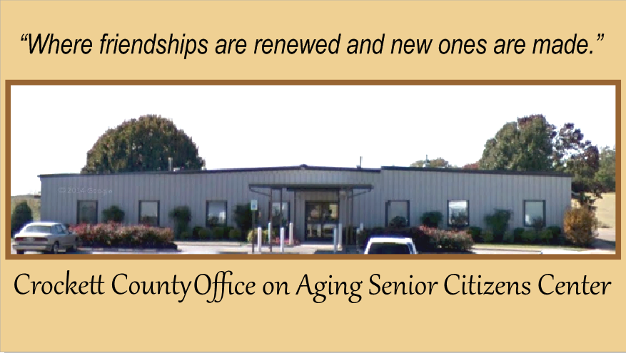 Crockett County Office on Aging Senior Citizen Center, photographed by a Google contributor